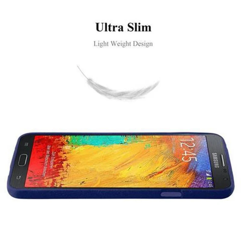 Cadorabo Hülle kompatibel mit Samsung Galaxy NOTE 3 NEO Schutzhülle aus flexiblem TPU Silikon
