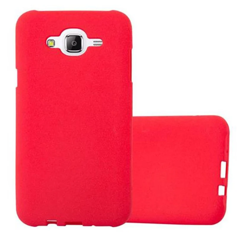 Cadorabo Hülle kompatibel mit Samsung Galaxy J7 2015 Schutzhülle aus flexiblem TPU Silikon