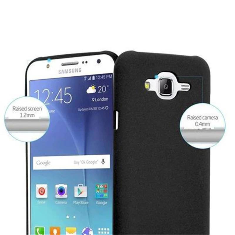 Cadorabo Hülle kompatibel mit Samsung Galaxy J7 2015 Schutzhülle aus flexiblem TPU Silikon