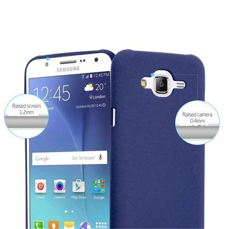 Cadorabo Hülle kompatibel mit Samsung Galaxy J7 2015 Schutzhülle aus flexiblem TPU Silikon