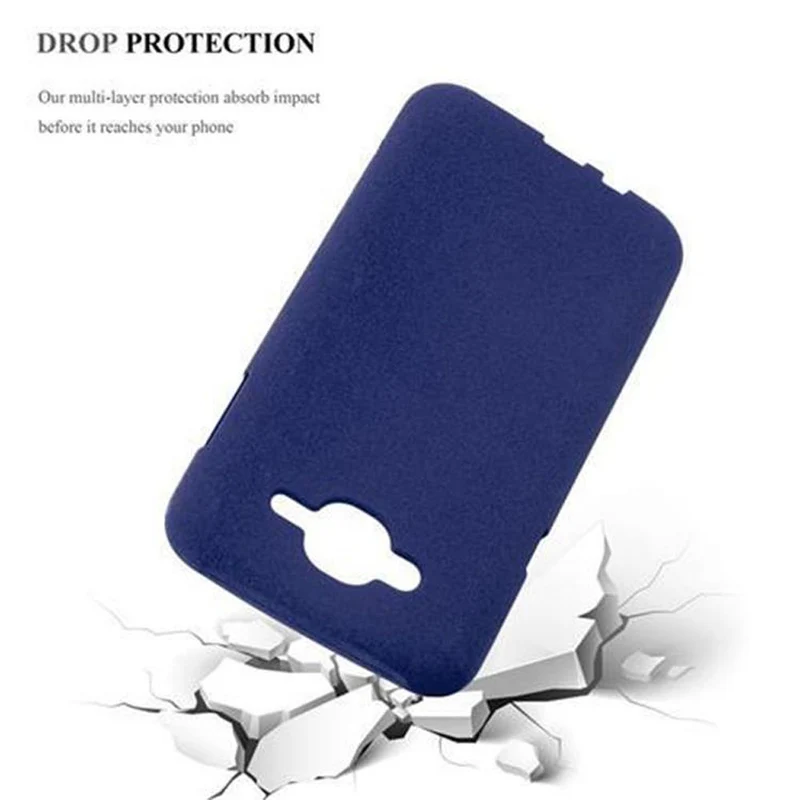 Cadorabo Hülle kompatibel mit Samsung Galaxy J7 2015 Schutzhülle aus flexiblem TPU Silikon