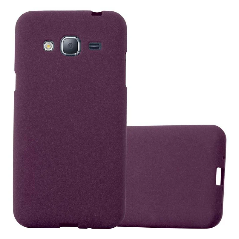 Cadorabo Hülle kompatibel mit Samsung Galaxy J3 2016 Schutzhülle aus flexiblem TPU Silikon