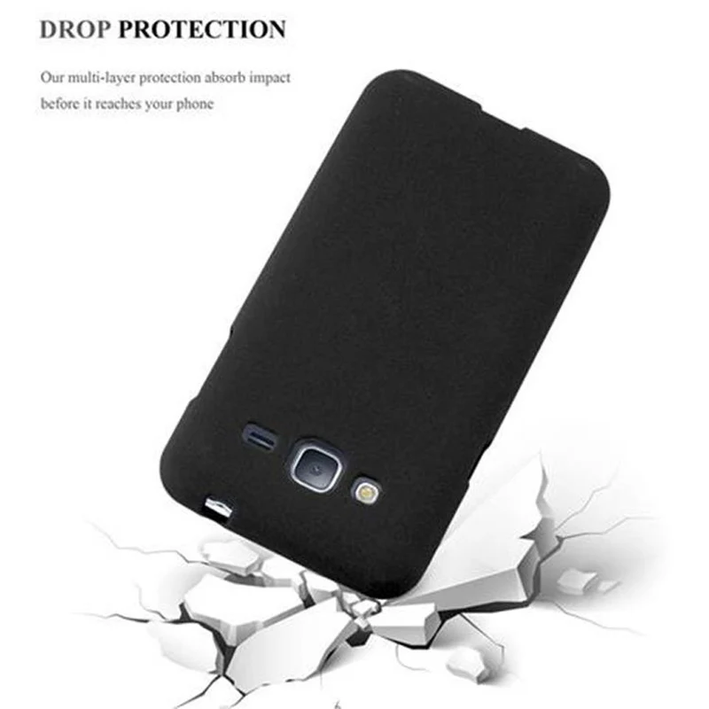 Cadorabo Hülle kompatibel mit Samsung Galaxy J3 2016 Schutzhülle aus flexiblem TPU Silikon