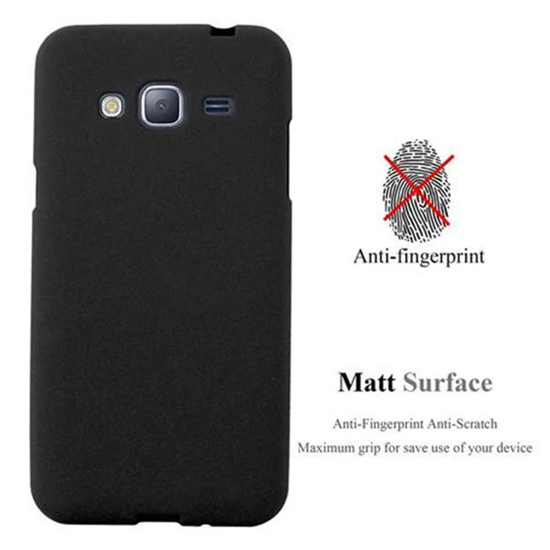 Cadorabo Hülle kompatibel mit Samsung Galaxy J3 2016 Schutzhülle aus flexiblem TPU Silikon