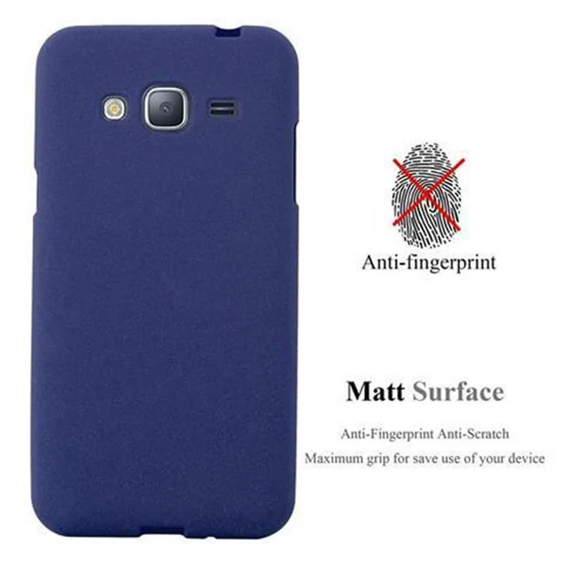 Cadorabo Hülle kompatibel mit Samsung Galaxy J3 2016 Schutzhülle aus flexiblem TPU Silikon