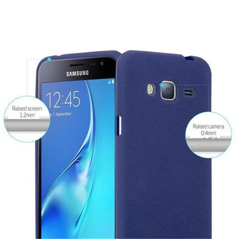 Cadorabo Hülle kompatibel mit Samsung Galaxy J3 2016 Schutzhülle aus flexiblem TPU Silikon
