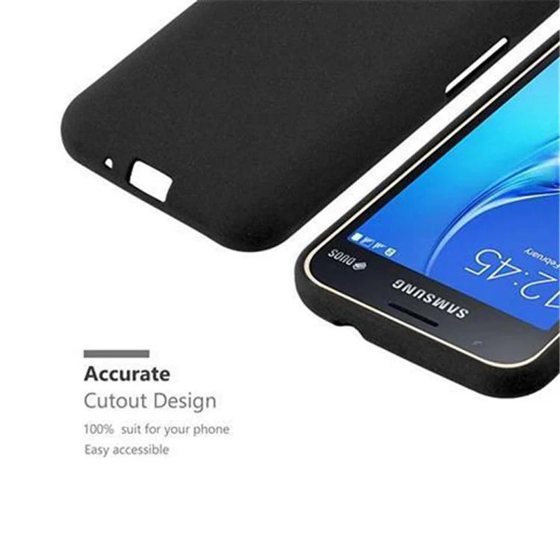 Cadorabo Hülle kompatibel mit Samsung Galaxy J1 MINI Schutzhülle aus flexiblem TPU Silikon