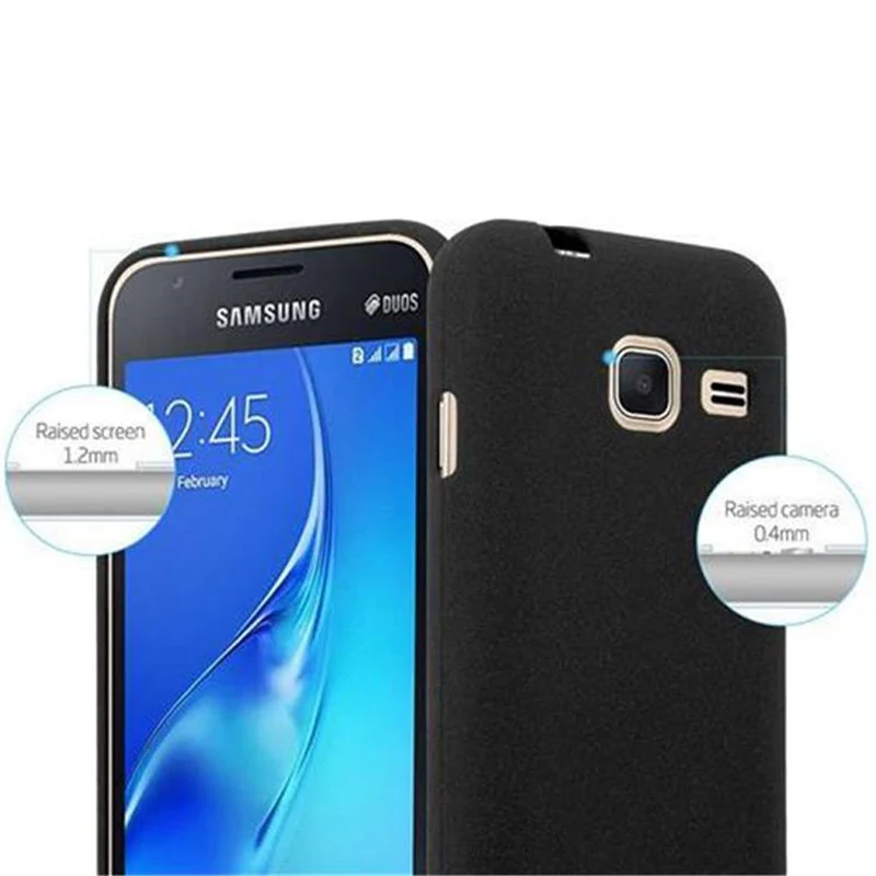 Cadorabo Hülle kompatibel mit Samsung Galaxy J1 MINI Schutzhülle aus flexiblem TPU Silikon