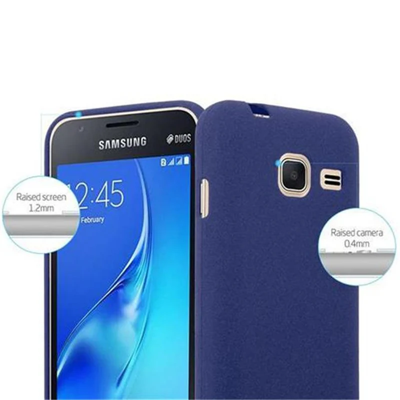Cadorabo Hülle kompatibel mit Samsung Galaxy J1 MINI Schutzhülle aus flexiblem TPU Silikon