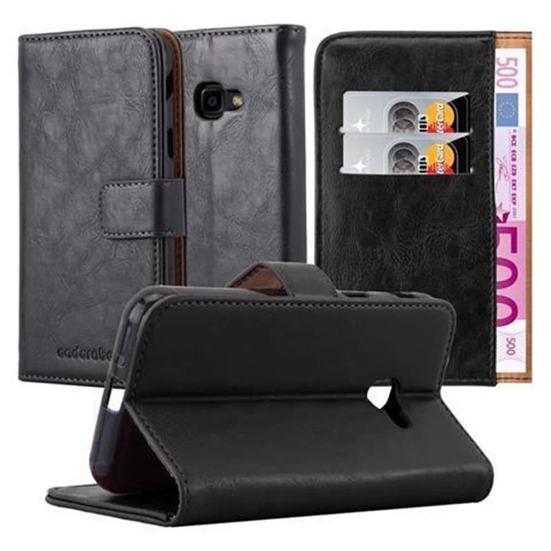 Cadorabo Hülle kompatibel mit Samsung Galaxy XCover 4 / XCover 4s Schutzhülle mit Magnetverschluss, Standfunktion und Kartenfach