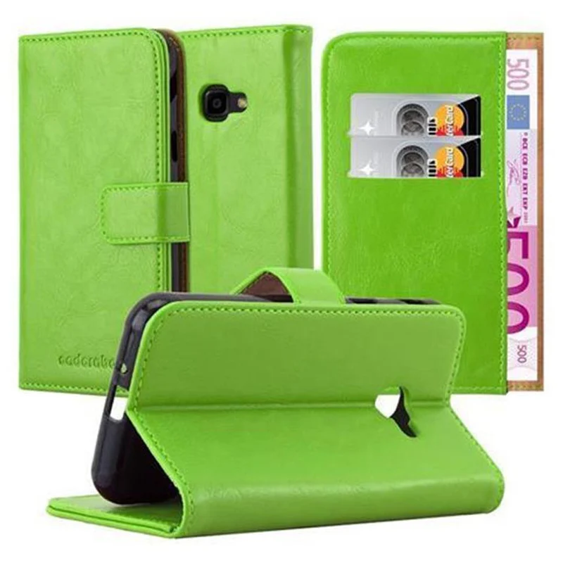 Cadorabo Hülle kompatibel mit Samsung Galaxy XCover 4 / XCover 4s Schutzhülle mit Magnetverschluss, Standfunktion und Kartenfach