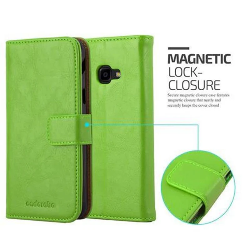 Cadorabo Hülle kompatibel mit Samsung Galaxy XCover 4 / XCover 4s Schutzhülle mit Magnetverschluss, Standfunktion und Kartenfach