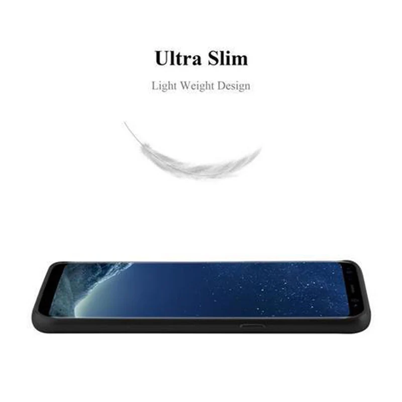 Cadorabo Hülle kompatibel mit Samsung Galaxy S8 PLUS Schutzhülle aus flexiblem TPU Silikon