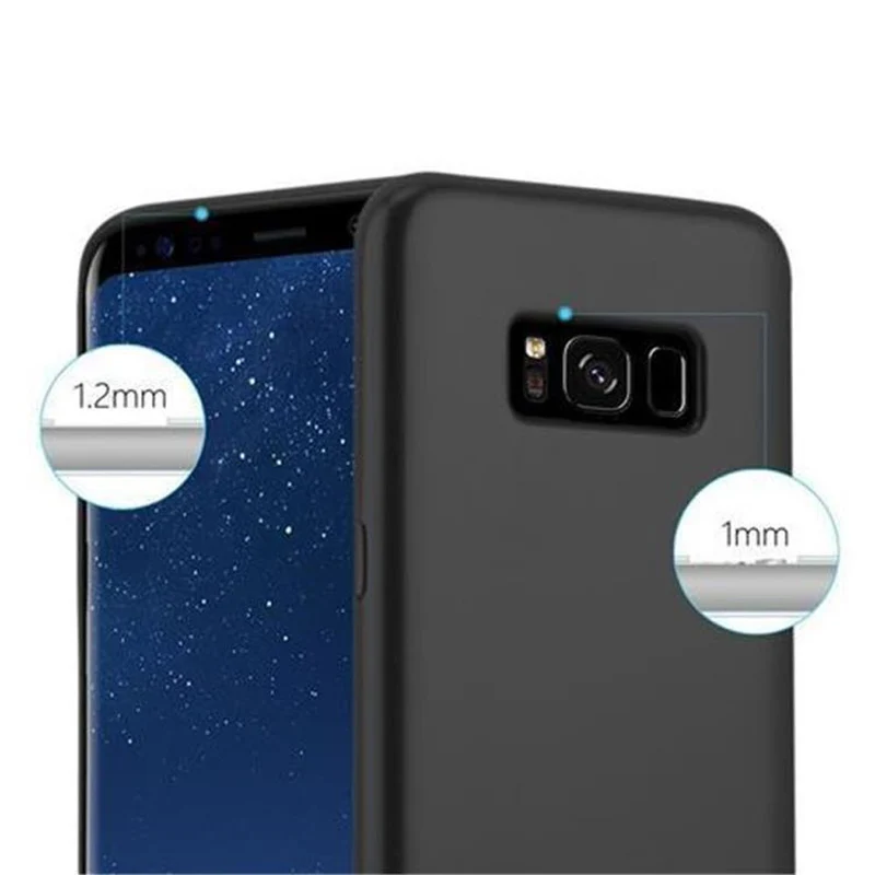 Cadorabo Hülle kompatibel mit Samsung Galaxy S8 PLUS Schutzhülle aus flexiblem TPU Silikon