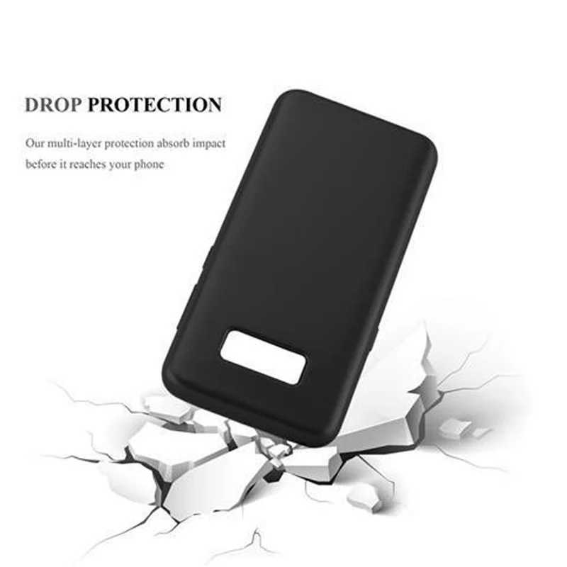 Cadorabo Hülle kompatibel mit Samsung Galaxy S8 PLUS Schutzhülle aus flexiblem TPU Silikon