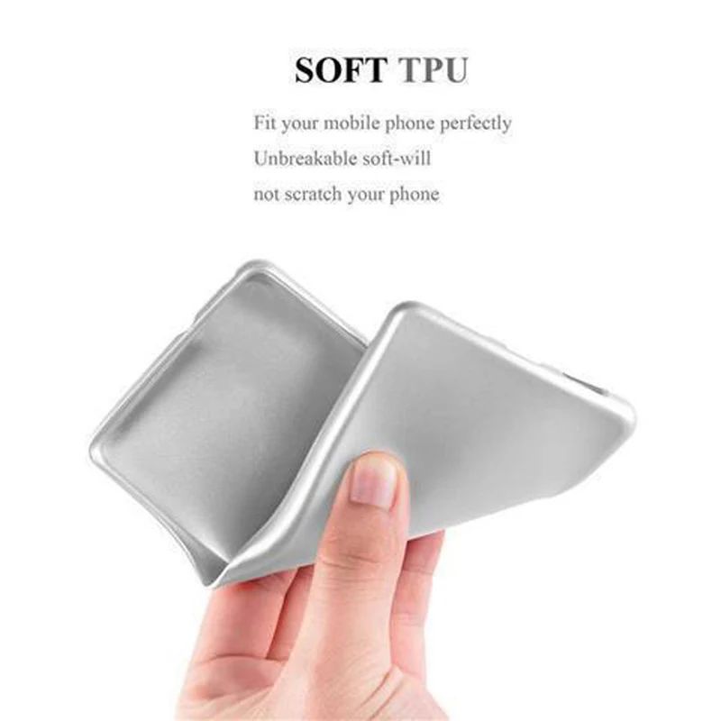 Cadorabo Hülle kompatibel mit Samsung Galaxy S8 PLUS Schutzhülle aus flexiblem TPU Silikon