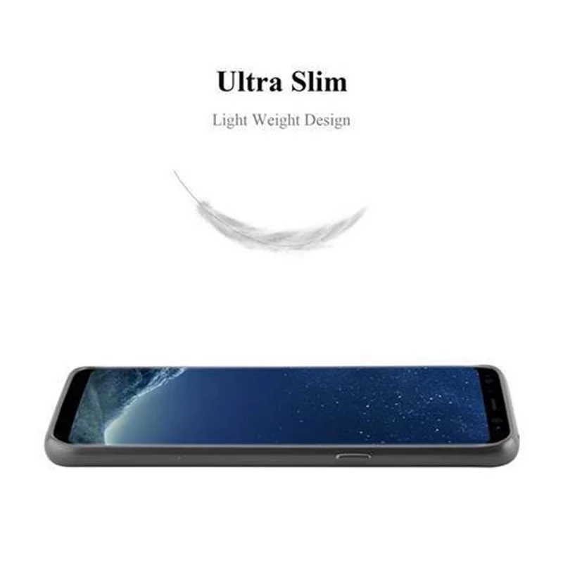 Cadorabo Hülle kompatibel mit Samsung Galaxy S8 PLUS Schutzhülle aus flexiblem TPU Silikon