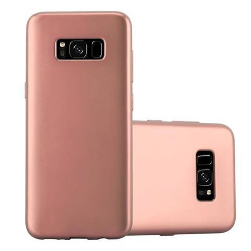 Cadorabo Hülle kompatibel mit Samsung Galaxy S8 Schutzhülle aus flexiblem TPU Silikon