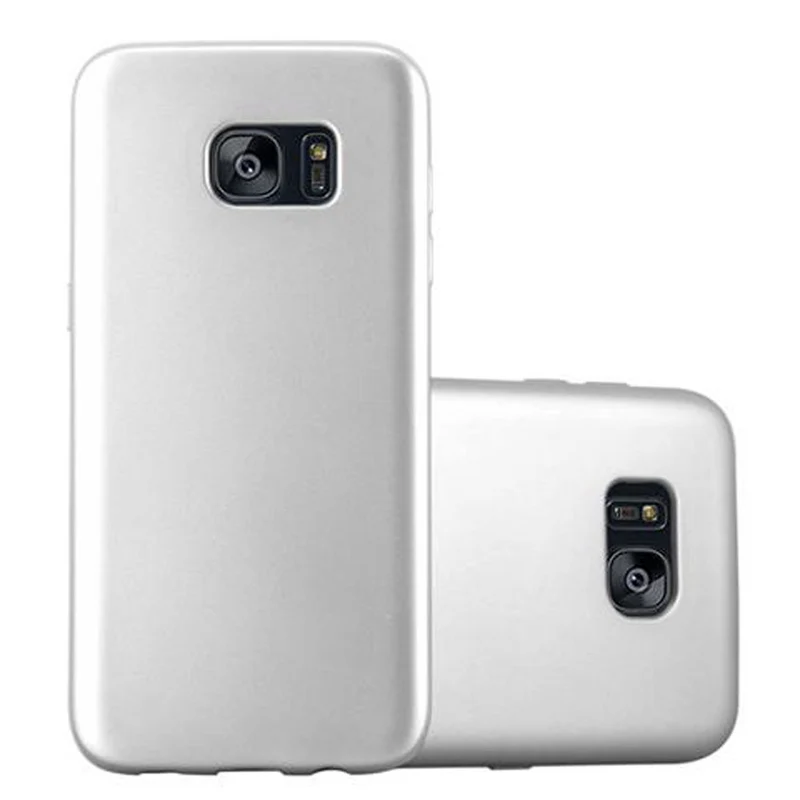Cadorabo Hülle kompatibel mit Samsung Galaxy S7 EDGE Schutzhülle aus flexiblem TPU Silikon