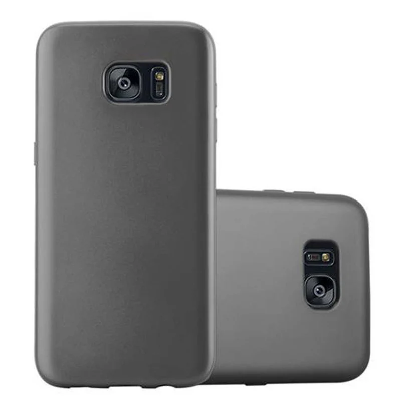 Cadorabo Hülle kompatibel mit Samsung Galaxy S7 EDGE Schutzhülle aus flexiblem TPU Silikon