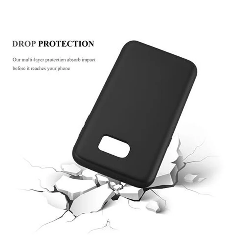 Cadorabo Hülle kompatibel mit Samsung Galaxy S7 EDGE Schutzhülle aus flexiblem TPU Silikon