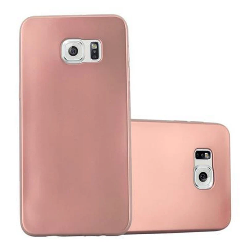 Cadorabo Hülle kompatibel mit Samsung Galaxy S6 EDGE PLUS Schutzhülle aus flexiblem TPU Silikon