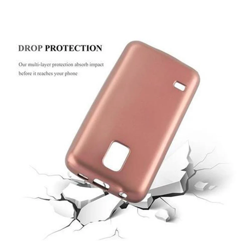 Cadorabo Hülle kompatibel mit Samsung Galaxy S5 / S5 NEO Schutzhülle aus flexiblem TPU Silikon