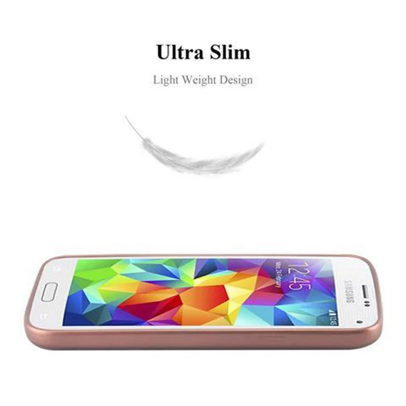 Cadorabo Hülle kompatibel mit Samsung Galaxy S5 / S5 NEO Schutzhülle aus flexiblem TPU Silikon