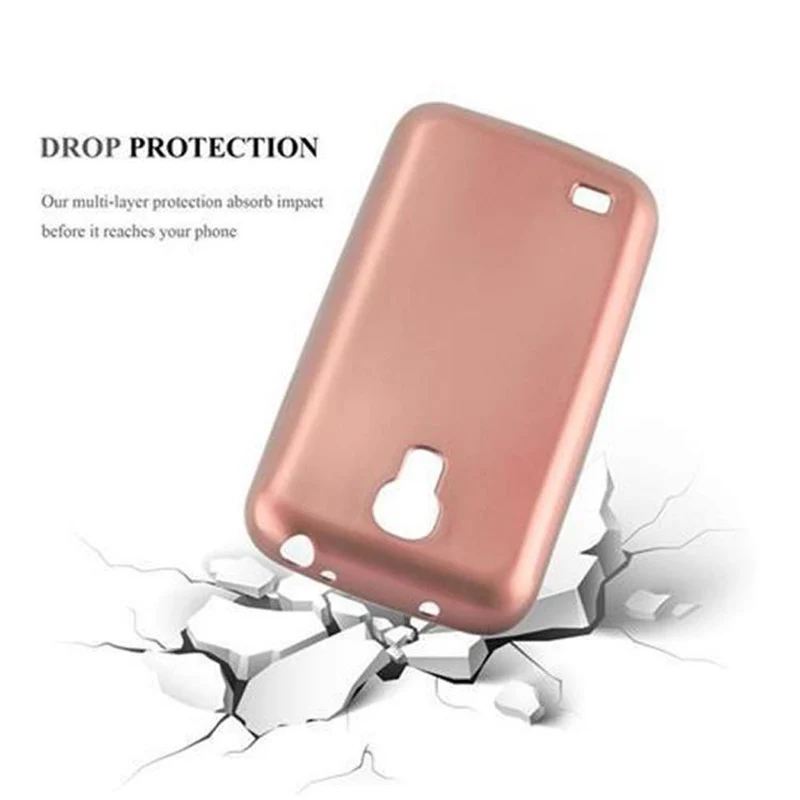 Cadorabo Hülle kompatibel mit Samsung Galaxy S4 MINI Schutzhülle aus flexiblem TPU Silikon