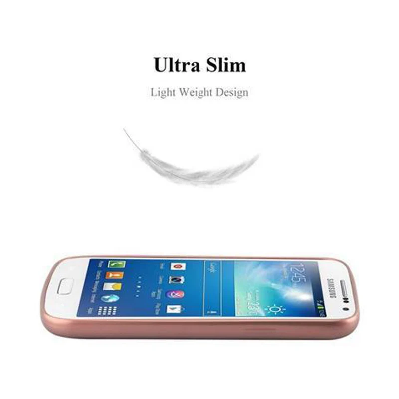 Cadorabo Hülle kompatibel mit Samsung Galaxy S4 Schutzhülle aus flexiblem TPU Silikon