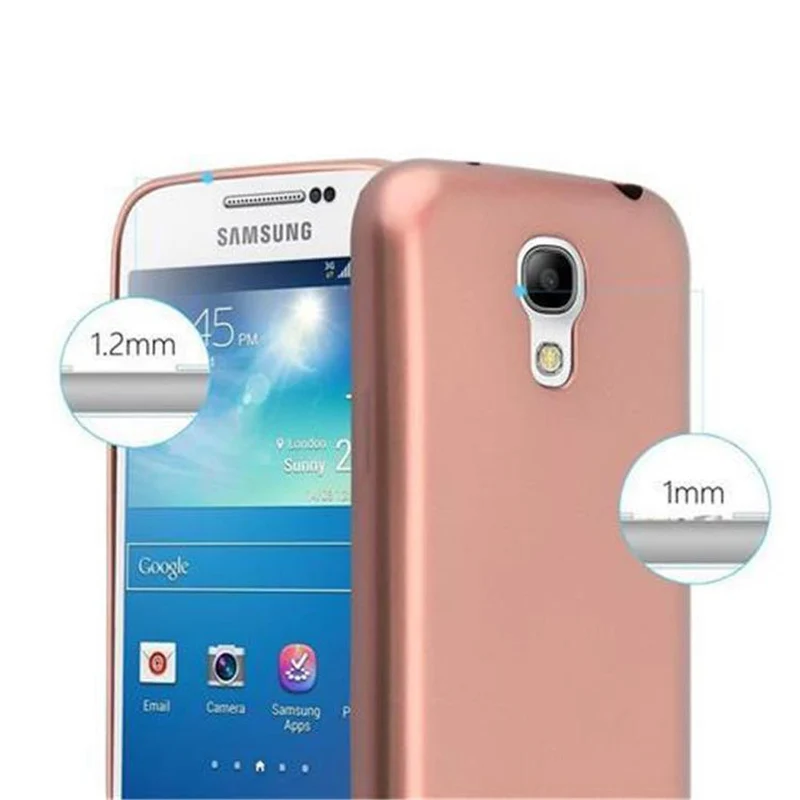 Cadorabo Hülle kompatibel mit Samsung Galaxy S4 Schutzhülle aus flexiblem TPU Silikon