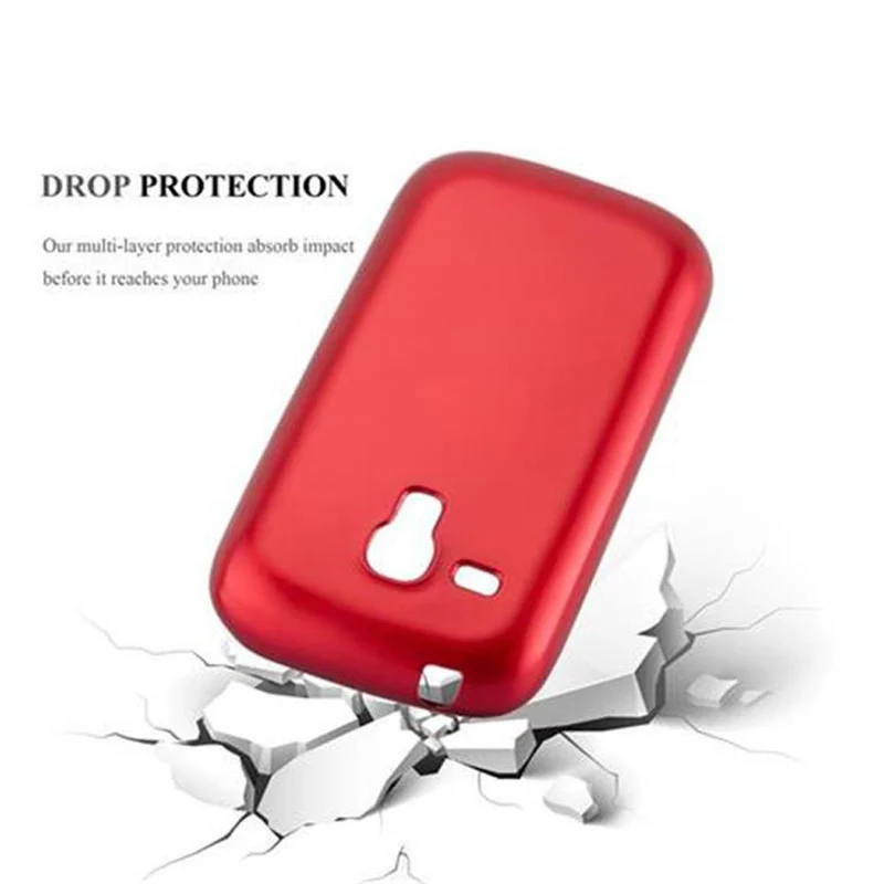 Cadorabo Hülle kompatibel mit Samsung Galaxy S3 MINI Schutzhülle aus flexiblem TPU Silikon