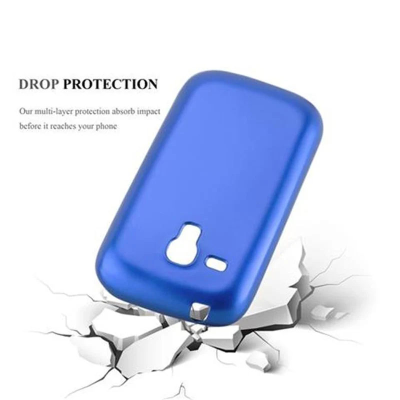 Cadorabo Hülle kompatibel mit Samsung Galaxy S3 MINI Schutzhülle aus flexiblem TPU Silikon