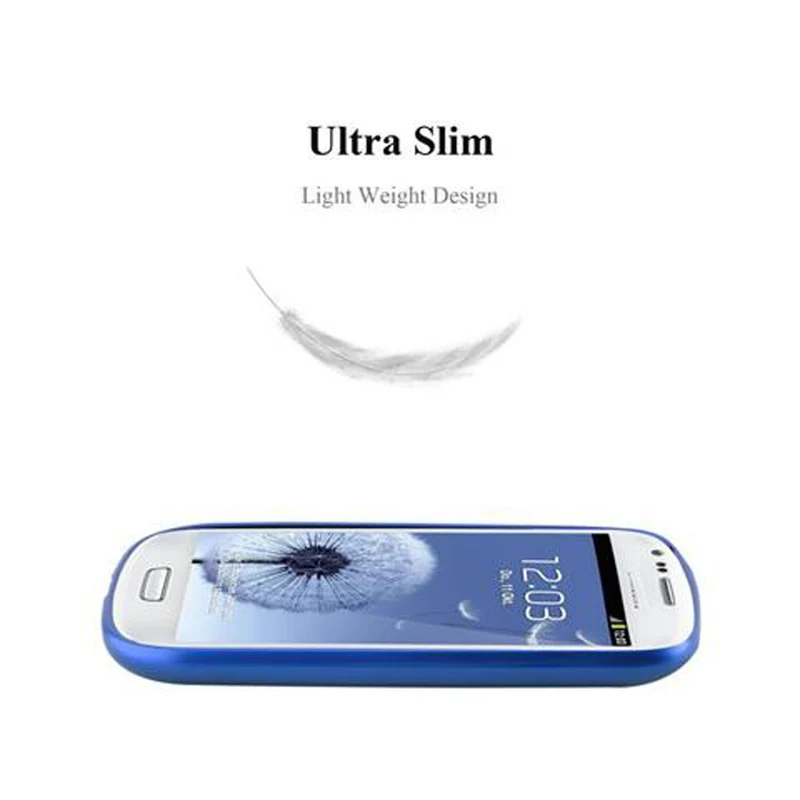 Cadorabo Hülle kompatibel mit Samsung Galaxy S3 MINI Schutzhülle aus flexiblem TPU Silikon