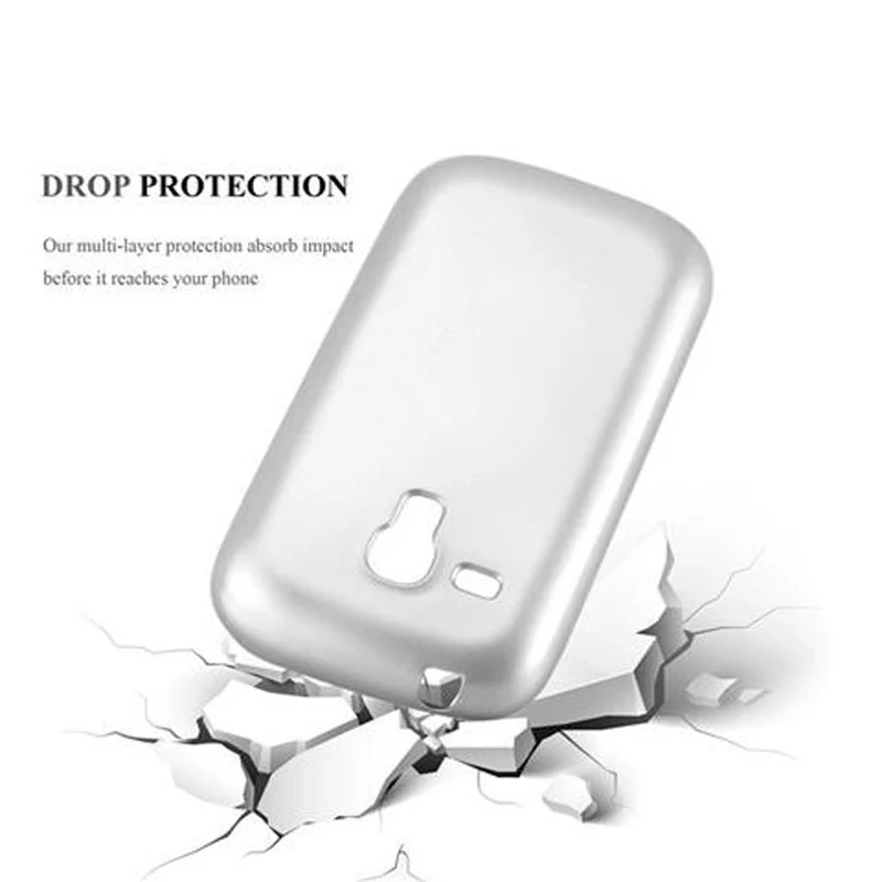 Cadorabo Hülle kompatibel mit Samsung Galaxy S3 MINI Schutzhülle aus flexiblem TPU Silikon