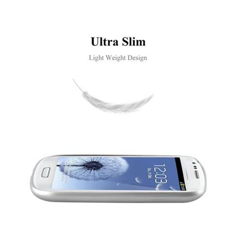 Cadorabo Hülle kompatibel mit Samsung Galaxy S3 MINI Schutzhülle aus flexiblem TPU Silikon
