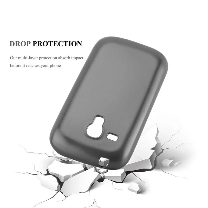 Cadorabo Hülle kompatibel mit Samsung Galaxy S3 MINI Schutzhülle aus flexiblem TPU Silikon