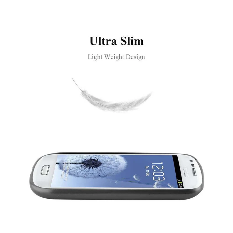 Cadorabo Hülle kompatibel mit Samsung Galaxy S3 MINI Schutzhülle aus flexiblem TPU Silikon