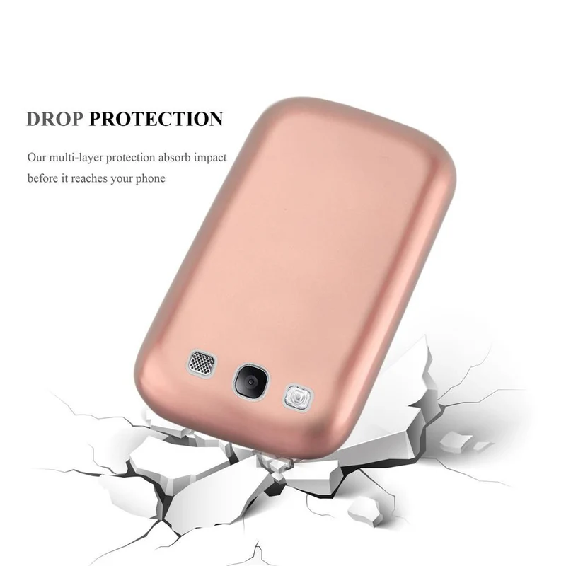 Cadorabo Hülle kompatibel mit Samsung Galaxy S3 / S3 NEO Schutzhülle aus flexiblem TPU Silikon