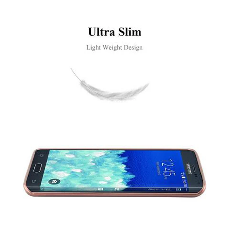 Cadorabo Hülle kompatibel mit Samsung Galaxy NOTE EDGE Schutzhülle aus flexiblem TPU Silikon