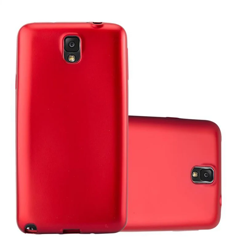 Cadorabo Hülle kompatibel mit Samsung Galaxy NOTE 3 Schutzhülle aus flexiblem TPU Silikon