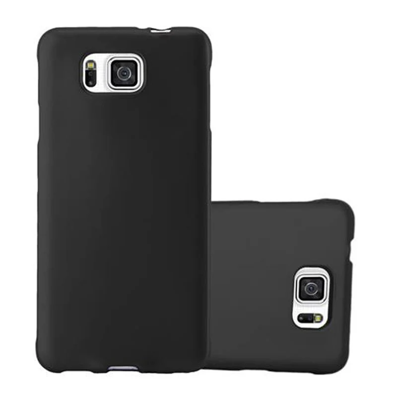 Cadorabo Hülle kompatibel mit Samsung Galaxy ALPHA Schutzhülle aus flexiblem TPU Silikon