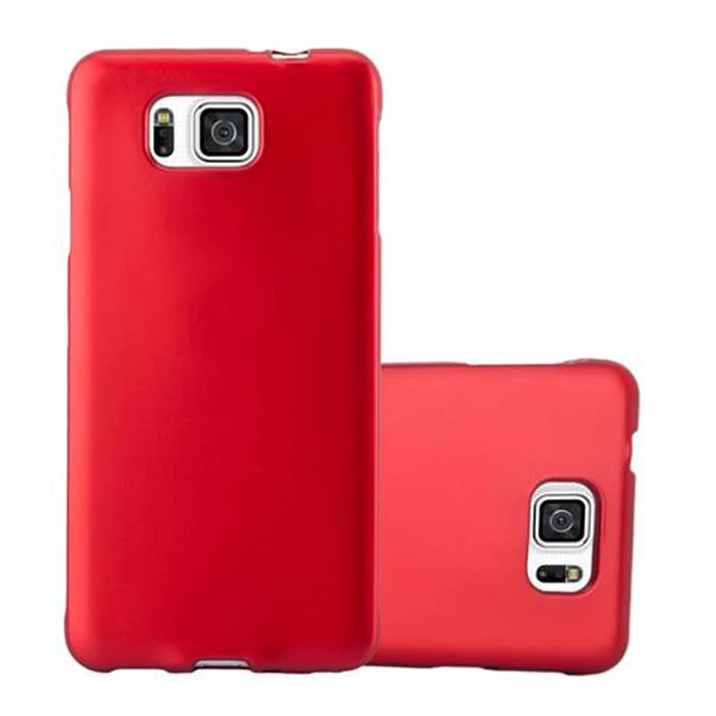 Cadorabo Hülle kompatibel mit Samsung Galaxy ALPHA Schutzhülle aus flexiblem TPU Silikon