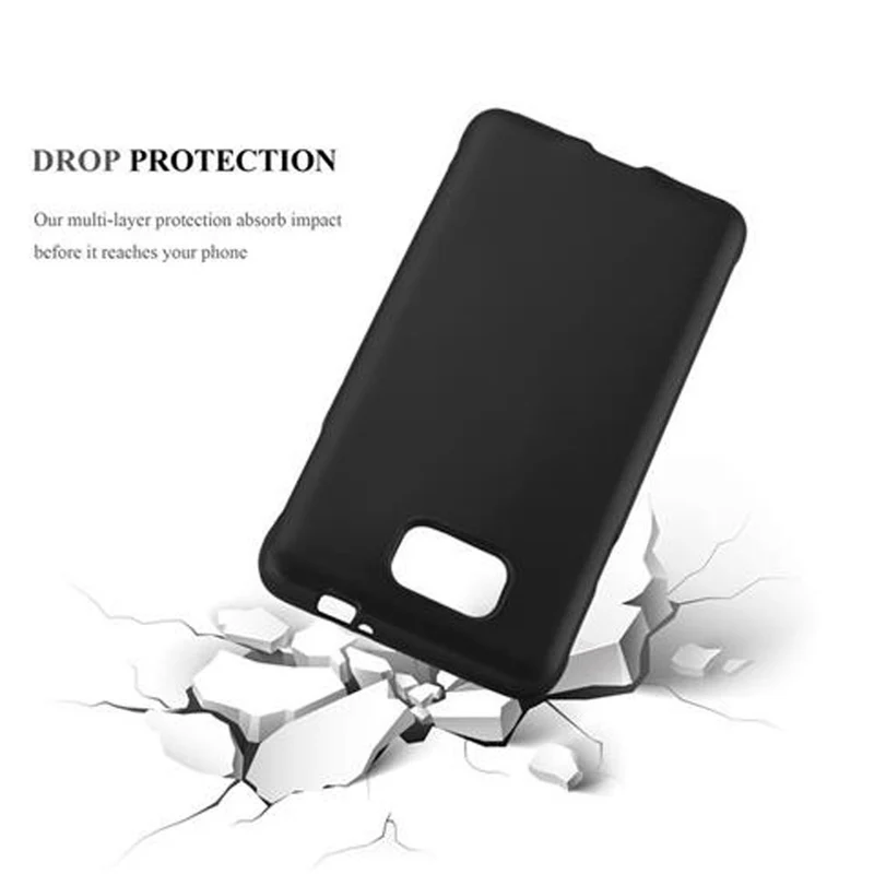 Cadorabo Hülle kompatibel mit Samsung Galaxy ALPHA Schutzhülle aus flexiblem TPU Silikon