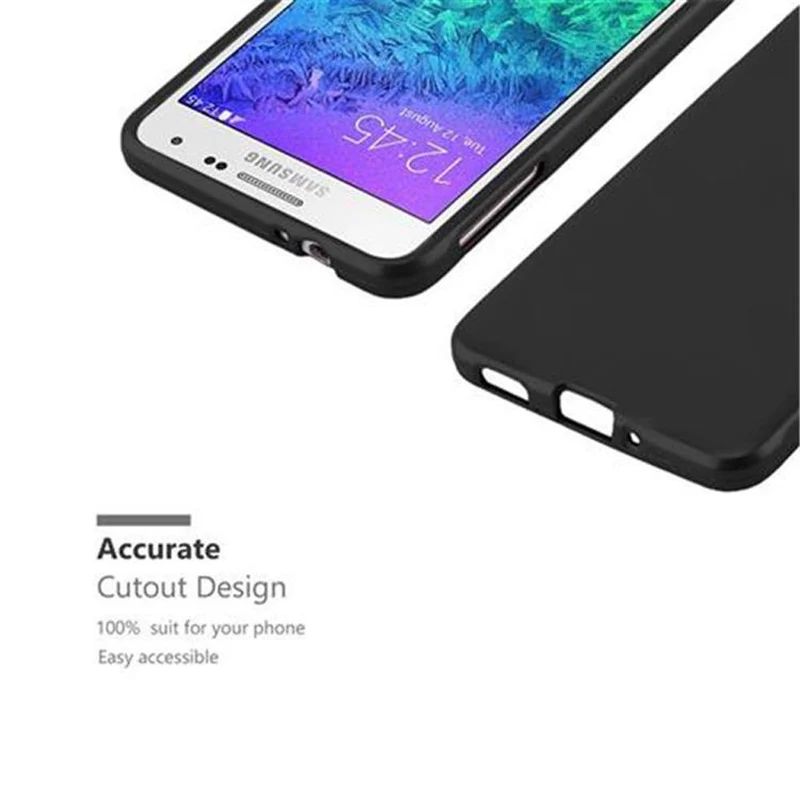 Cadorabo Hülle kompatibel mit Samsung Galaxy ALPHA Schutzhülle aus flexiblem TPU Silikon