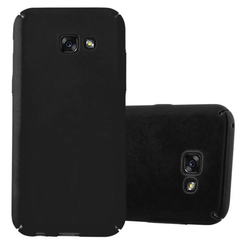 Cadorabo Hülle kompatibel mit Samsung Galaxy A5 2017 Hard Case Schutzhülle in Metall Optik gegen Kratzer und Stöße