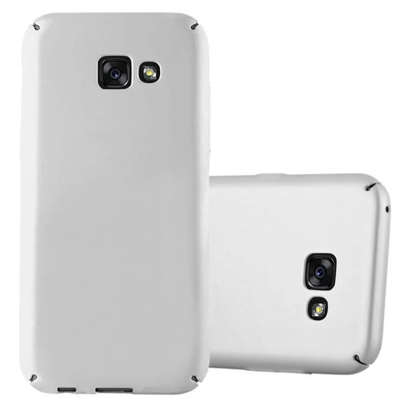 Cadorabo Hülle kompatibel mit Samsung Galaxy A5 2017 Hard Case Schutzhülle in Metall Optik gegen Kratzer und Stöße