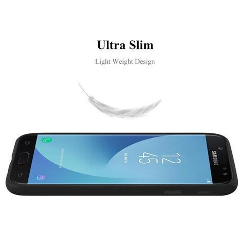 Cadorabo Hülle kompatibel mit Samsung Galaxy J7 2017 / J7 PRO Schutzhülle aus flexiblem TPU Silikon