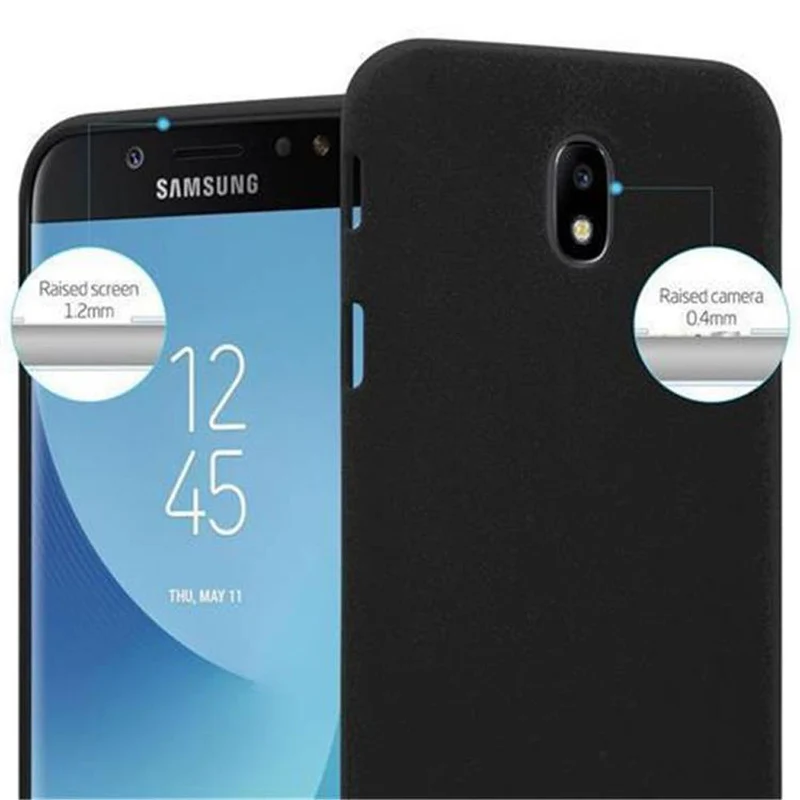 Cadorabo Hülle kompatibel mit Samsung Galaxy J7 2017 / J7 PRO Schutzhülle aus flexiblem TPU Silikon