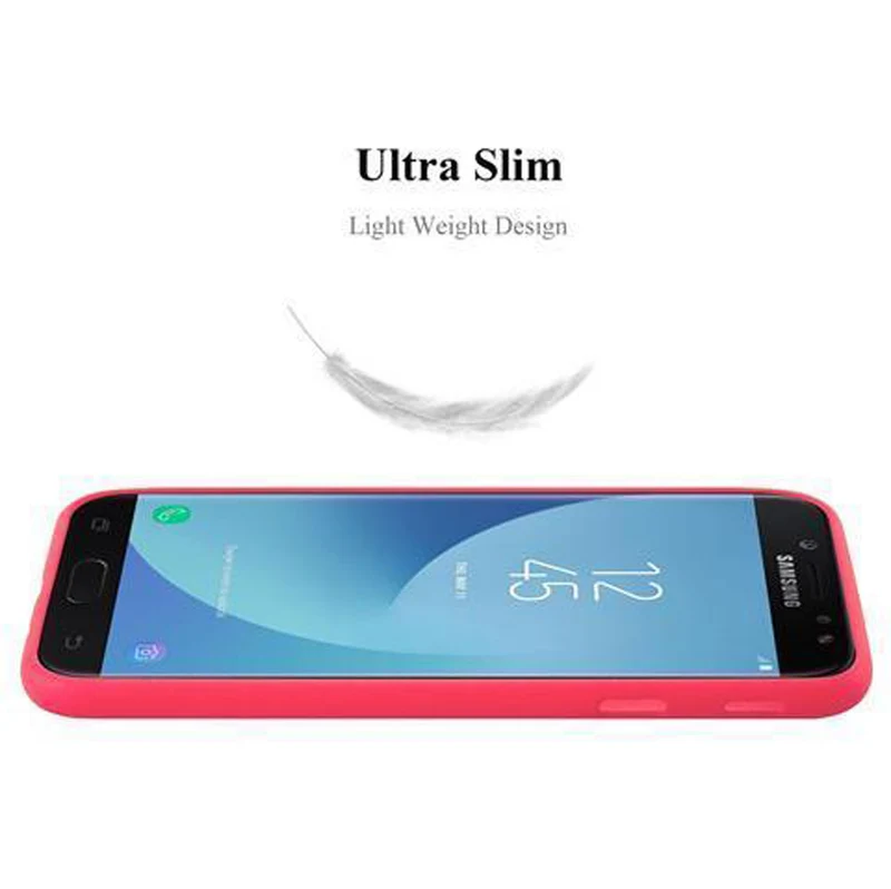 Cadorabo Hülle kompatibel mit Samsung Galaxy J7 2017 / J7 PRO Schutzhülle aus flexiblem TPU Silikon